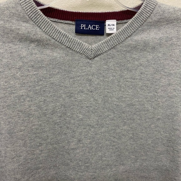 Boys V-Neck Sweater - Picture 3 of 3